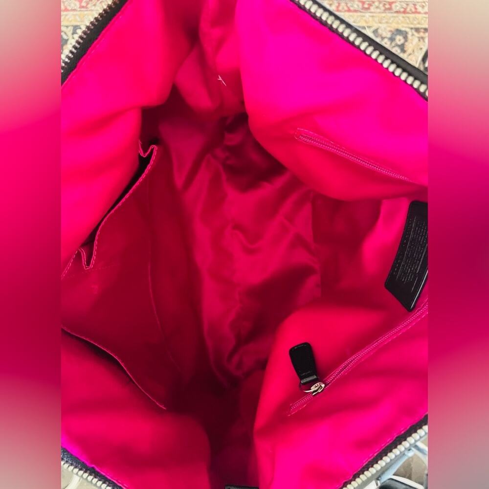 Coach Daisy Wool Tweed Plaid Emma Tote F25083 - Picture 11 of 12